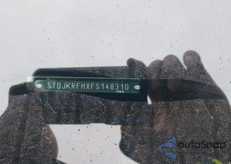 2015 Toyota Highlander Xle V6 from USA, damaged, VIN 5TDJKRFHXFS148310